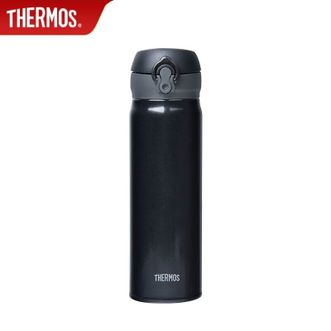 膳魔师（THERMOS）进口不锈钢保温杯大容量便携保冷简约水杯子500mlPBK黑色JNL-504