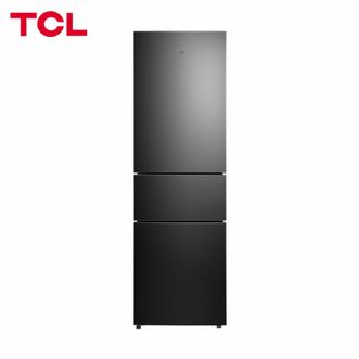 TCL  三门三温区三开门双变频节能 风冷无霜 小户型家用电冰箱出租房纤薄机身 以旧换新 R211V7-C三门养鲜冰箱