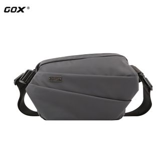 GOX  男士大容量斜挎包户外休闲时尚腰包单肩包 G-BG-22GY09