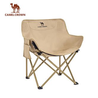骆驼/Camel  户外露营折叠椅便携式靠背钓鱼凳子导演椅沙滩躺椅懒人月亮椅子