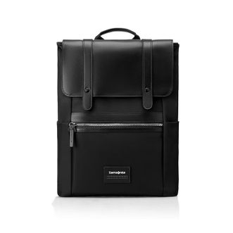 新秀丽/Samsonite  双肩包  翻盖设计抗菌背包商务旅行通勤背包