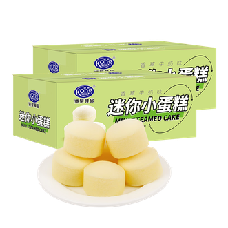 港荣/Kong WENG  迷你小蛋糕香草牛奶味450g*2箱