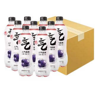 元气森林  气泡水葡萄味 480ml*9瓶 零糖零脂零卡