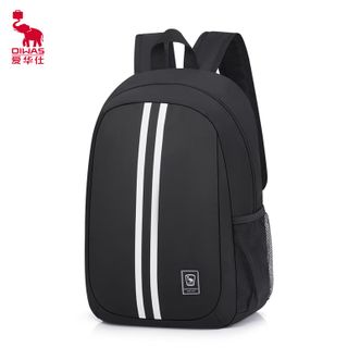 爱华仕/Oiwas  简约黑白双肩包 轻便随身包大容量 OCB4730A