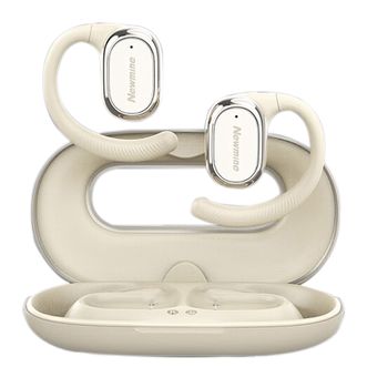 纽曼（Newmine）  【柏林之声】骨传导概念开放式蓝牙耳机无线不入耳挂耳式运动跑步长续航适用苹果华为 暖日白