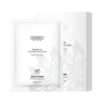 韩伦美羽  番茄VC舒润面膜补水番茄VC舒润面膜25ml*5片