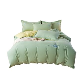 多喜爱/Dohia  床品四件套摩卡绒保暖舒适磨毛四件套兰亭如梦 适用1.5米/1.8米床