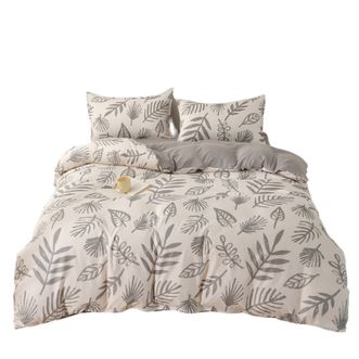 啄木鸟/Plover  卡肤棉四件套-叶英 床单款 被罩 枕套 单双人