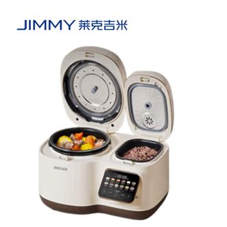 莱克/Lexy  4L 高低压电饭煲双胆分控微压电饭锅家用小型 智能预约大屏触控电高压锅蒸炖煮 象牙白 TM701