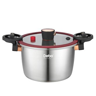 德铂Debo 不锈钢微压锅 沃尔姆斯5.5L DEP-DS271