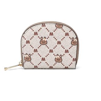 稻草人Mexican 女士卡包小巧卡通零钱包可爱精致证件包多卡位小众高级钱包 米白色-A款