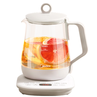 美的/Midea  养生壶 1.5L全自动煮茶壶 24h预约烧水壶 12小时智能恒温 11档控温电热水壶 花茶壶煮茶器MK-Y12Q