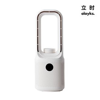 olayks.  立时 无叶风扇家用桌面小型台式摇头电风扇加湿 无线便携多功能小风扇 加湿器/香薰机/氛围灯/电风扇多功能