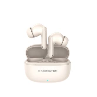 魔声/Monster  TWS真无线蓝牙耳机 XKT27 入耳式音乐耳机 HIFI高音质运动耳机 电竞游戏耳麦 适用华为苹果小米 米白色