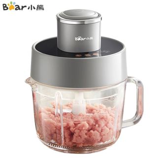 小熊/Bear  绞肉机2L大容量搅拌机切碎机家用绞馅机饺子肉馅蒜蓉馅碎肉机彩屏菜单电动料理机搅肉机
