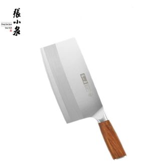 张小泉  铭匠系列复合钢家用菜刀花梨木手柄不锈钢刀具 斩切刀D50861100