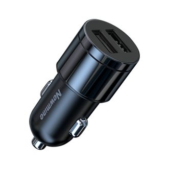 纽曼（Newmine）  车载充电器 车充 点烟器转换插头 兼容适配主流车型 苹果安卓同时充 HC17黑色