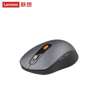 联想（Lenovo）  无线蓝牙双模充电鼠标 Howard  充电版 灰色/黑色/白色 蓝牙5.0/3.0  便携办公鼠标人体工学设计