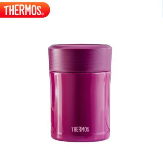 膳魔师（THERMOS）  焖烧罐470ml办公户外露营带餐焖粥保温带餐具高颜值饭盒焖烧杯TCLA470葡萄紫