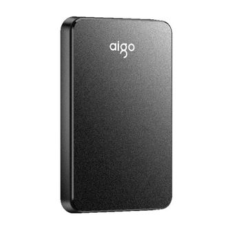 爱国者（aigo）  HD809 2TB USB3.0 移动硬盘 2.5英寸机械硬盘兼容Mac 黑色  高速传输轻薄便携