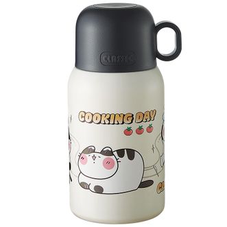 物生物  喵团子儿童保温杯460ml JV012354-0460-BS00