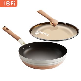 艾博菲（IBF）  山舍陶瓷不粘炒锅 天然陶土不粘锅炒锅 一锅多用 IBF-240403CG