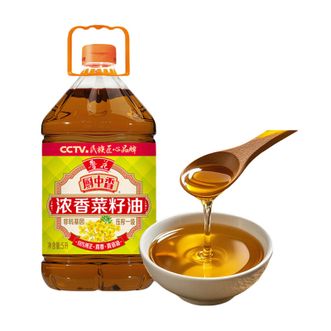 鲁花  厨中香浓香菜籽油 5L