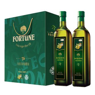 福临门  特级初榨橄榄油500ML*2礼盒