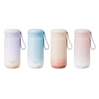 草莓生活（CMSH）  410ml保温杯316不锈钢泡茶杯男女便携带茶隔保温壶渐变色410ml