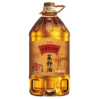 金龙鱼  外婆乡小榨菜籽油4L（新老包装随机发货）