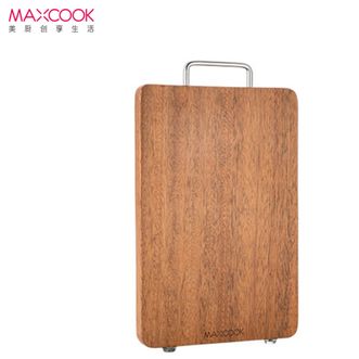 美厨（MAXCOOK）  乌檀木砧板方形 加厚耐砍剁砧板天然实木整木案板和面板家用切菜板切肉板 整木方形
