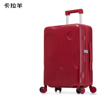 卡拉羊/KALA·Y  芝士箱防刮纯PC行李箱24英寸可登机拉杆箱CX8109-24