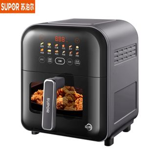 苏泊尔（SUPOR）  远红外空气炸锅KD60Y865 免翻面多功能智能电炸锅6L大容量可视电炸锅