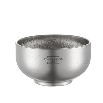 炊大皇  纯钛碗家用加厚宝宝儿童专用隔热耐摔健康饭碗  TW05TJ