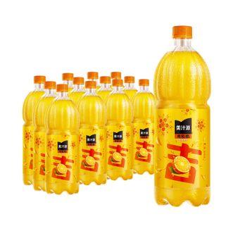 可口可乐  美汁源果粒橙 果汁饮料 1.25L*12瓶 新老包装随机发货