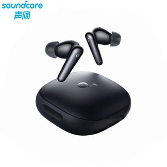 声阔  蓝牙耳机Liberty 4 Pro【黑色】 降噪舱3代入耳式深度降噪金标音质空间音频适用苹果华为小米