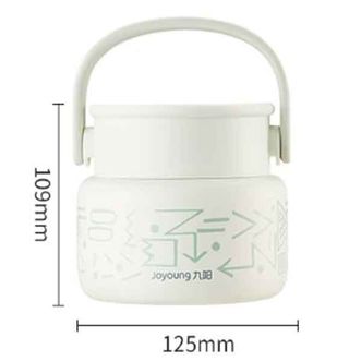九阳/Joyoung  焖烧杯焖烧壶316不锈钢保温桶饭盒闷烧焖粥罐520ml白色B52B-WR703