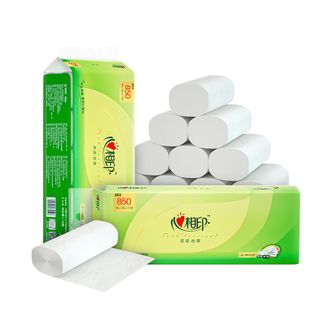 心相印  茶语丝享系列无芯卷纸  四层85克家用卷筒纸  2提共20卷装亲肤舒适卫生纸擦手纸