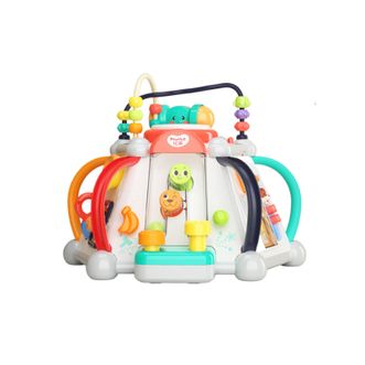 汇乐  六面体百宝箱益智玩具游戏桌婴幼儿宝宝早教快乐小天地充电版