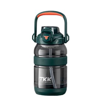 TKK  攀峰大容量壶  运动水杯健身水壶吨顿桶耐高温 高山绿1200ml TKK1026