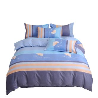 宜恋  植物羊绒冬款床品四件套（床单+枕套+被罩）  200*230 枫叶情怀