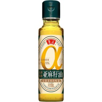 鲁花  压榨特香亚麻籽油180ml 去苦留香 物理压榨