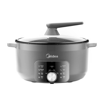 美的/Midea  多功能锅6L家用电火锅旋钮调节电煮锅MC-DHE3008T