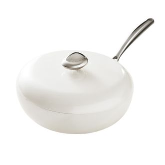 温仑山（VELOSAN ）  鹅卵石炒锅麦饭石色铁锅炒菜锅燃气电磁炉炒锅不粘锅【32*10cm】  32*10cm