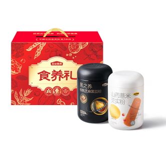 五谷磨房   食养礼-山药薏米芡实粉暖暖款856g（黑豆+山药）