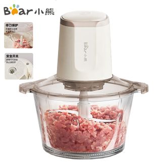 小熊/Bear  绞肉机  家用绞馅机 碎肉机 电动多功能料理搅拌机 安全停刀保护  一键快绞  QSJ-E03C8