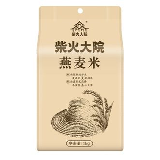 柴火大院  杂粮张家口燕麦1kg燕麦米煮粥蒸饭大米伴侣