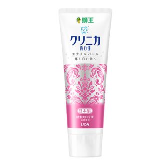 狮王（Lion）齿力佳高活酵素美白牙膏130g（百花薄荷） 日本进口 清新口气 去牙渍 去牙垢