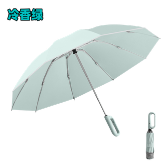 美度（MAYDU）   反向伞自动雨伞环扣便挂手柄加固防风伞清新配色商务伞