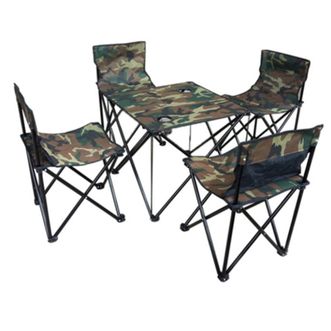 Maki zaza  MKZ-016 户外折叠桌椅五件套